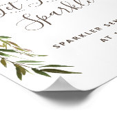 Poster Joli Mariage Floral Laisser Lovely Sparkle Signer (Coin)