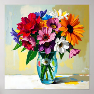 Poster Joli motif floral