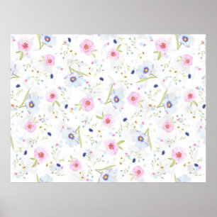 Poster Joli motif floral
