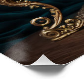 Poster Joli Oeuf Gothique Avec Des Gemmes En Style Faberg (Coin)