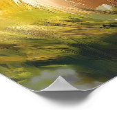 Poster Joli oeuf lapin de Pâques (Coin)