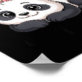 Poster Joli Panda Lapin Certains Lapin T'aime (Coin)