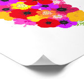 Poster Joli Papillon Art Moderne (Coin)