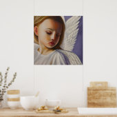 Poster Joli petit ange enfant (Cuisine)