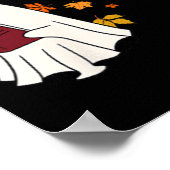 Poster Joli Petit Livre De Lecture De Fantôme Sous Les Fe (Coin)