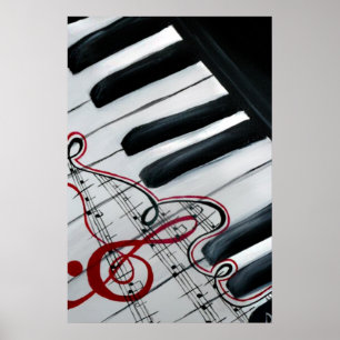 Poster Joli piano