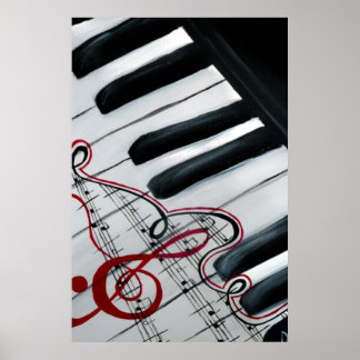 Poster Joli piano