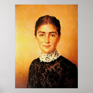 Poster Joli portrait de femme