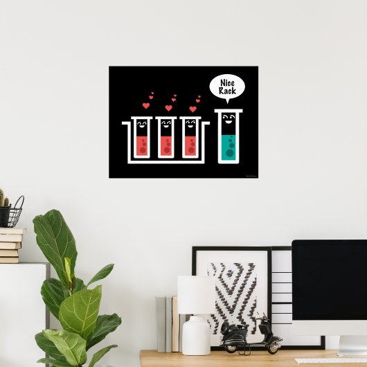 Poster Joli rack (Bureau à domicile)