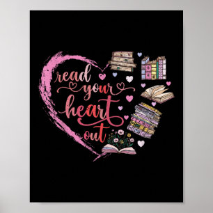 Poster Joli Retro Lecteur de livre de lecture Femmes Vale