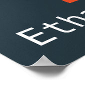 Poster Joli robot design de chambre pour enfants (Coin)