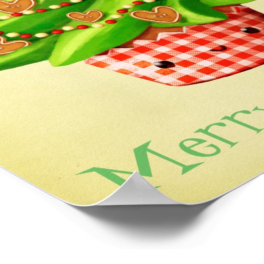 Poster Joli sapin de Noël (Coin)