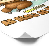 Poster Joli Sloth ASAP - Aussi Lent Que Possible T-Sh Cla (Coin)