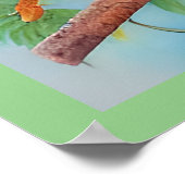 Poster Joli style d'aquarelle Toucan (Coin)