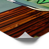 Poster Joli tournesol dans les vases en verre (Coin)