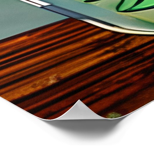 Poster Joli tournesol dans les vases en verre (Coin)