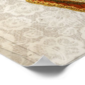 Poster Joli Vintage Moth Botanical (Coin)