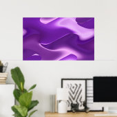 Poster joli violet (Bureau à domicile)