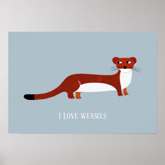 Poster Joli Weasel (Devant)