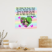 POSTER JOLIE BOUTTERFLY JEREMIAH 29:11 (Cuisine)