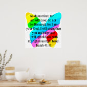 POSTER JOLIE BUTTERFLY ISAIAH 41:10 CONCEPTION (Cuisine)