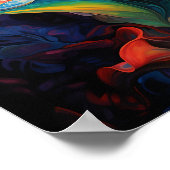 Poster Jolie calla en acrylique (Coin)