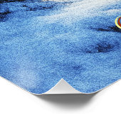 Poster Jolie carte de vœux de Noël (Coin)