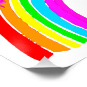 POSTER JOLIE CROIX ROSE 85E ANNIVERSAIRE CONCEPTION (Coin)