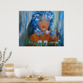 Poster Jolie Dame (Cuisine)