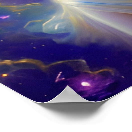 Poster Jolie danse de fée dans le vent (Coin)