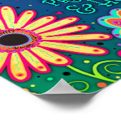 Poster Jolie Doxologie Florale Inspirété Religieuse (Coin)