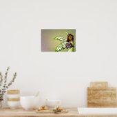 Poster Jolie Fée Afro-Américaine (Cuisine)