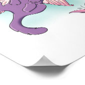 Poster Jolie Fée Kitty ailée (Coin)