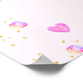 Poster Jolie fête d'anniversaire Princesse & Gems sur aff (Coin)