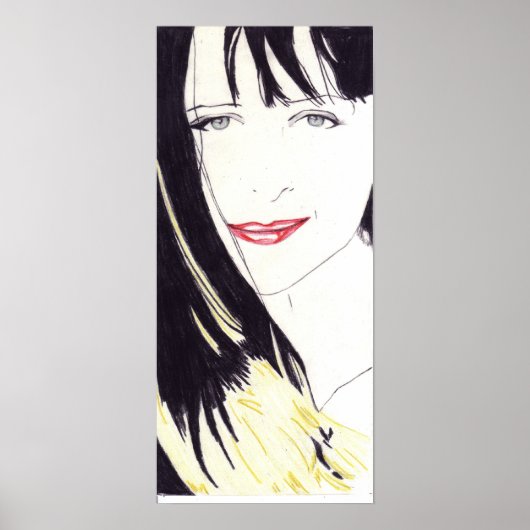 Poster Jolie fille (Devant)