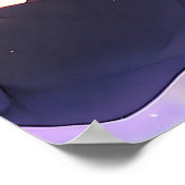 Poster Jolie fille Anime dans casque avec oreilles de cha (Coin)