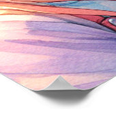 Poster Jolie fille Anime en Roller skates (Coin)