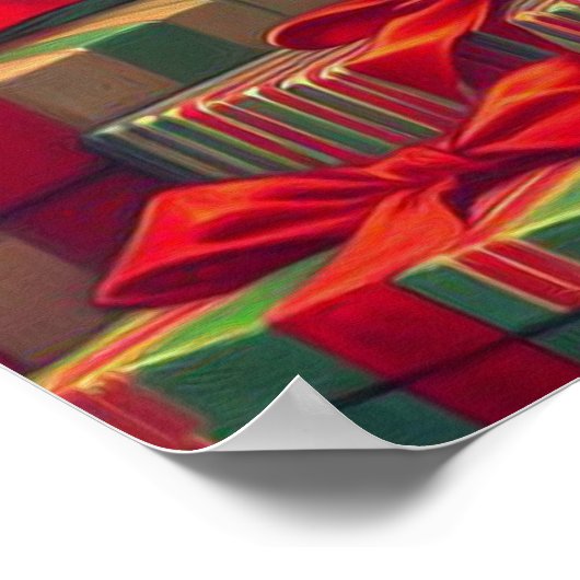 Poster Jolie fille de Noël (Coin)