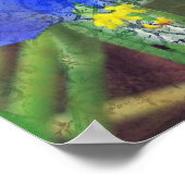 Poster Jolie Fleur Bleue (Coin)