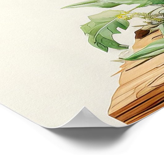 Poster Jolie floraison Calla Lily Fleurs (Coin)