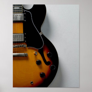 Poster Jolie guitare acoustique