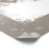 Poster Jolie illustration aquarelle d'animaux de la forêt (Coin)