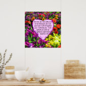 POSTER JOLIE ISAIAH 41:10 CONCEPTION FLORALE (Cuisine)