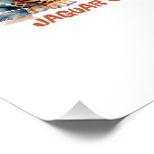 Poster Jolie jungle bébé animaux sauvages quiz éducatif (Coin)