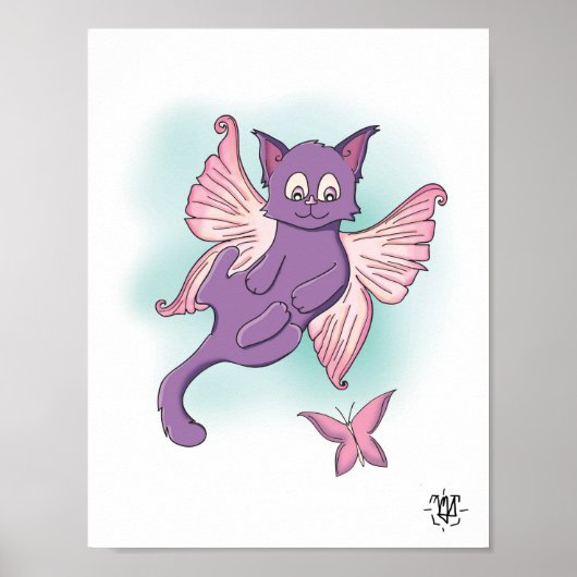 Poster Jolie Kitty Fée aux Ailes (Devant)