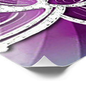 Poster Jolie libellule Été Art Floral Moderne (Coin)