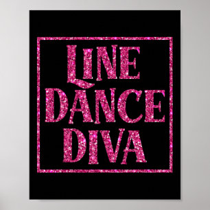 Poster Jolie Ligne Danse Diva Chemise Pour Les Danseurs D