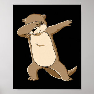 Poster Jolie Loutres de mer Danser Enfants Femmes Hommes