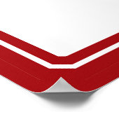 Poster Jolie neigeuse Motoneige - Neige en amour (Coin)