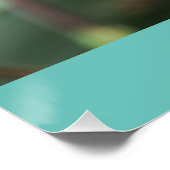 Poster Jolie Orchidée rose (Coin)